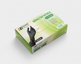 GĂNG TAY NITRILE KHÔNG BỘT TTA MÀU ĐEN